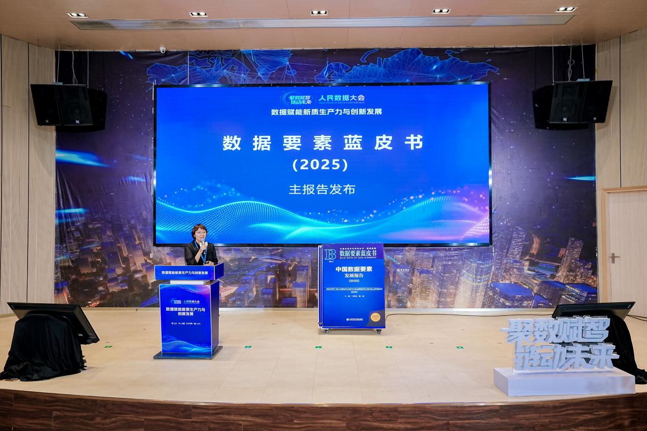 人民网人民数据副总经理、人民数据研究院院长陈丽。主办方供图