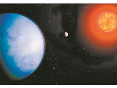 名为GJ 251 c的系外行星，其岩石成分与地球相似，质量几乎是地球的4倍。  图片来源：美国加州大学欧文分校