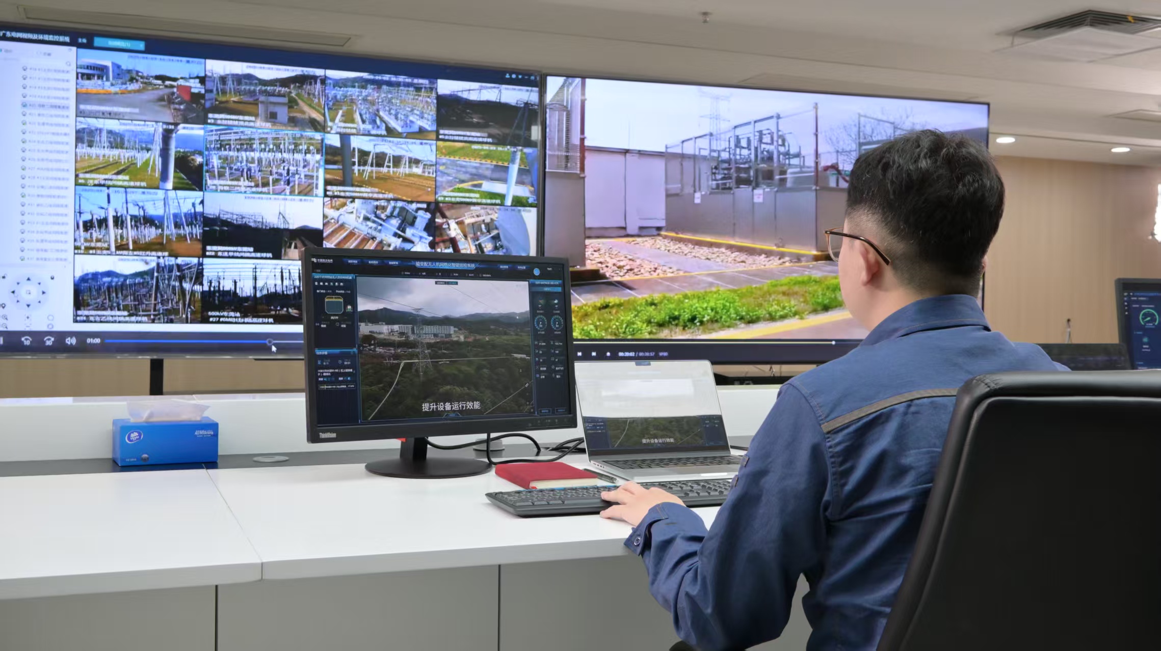 电力智能巡检场景。受访者供图