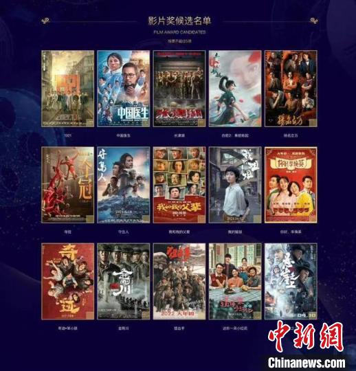 第36届大众电影百花奖启动投票 主办方供图