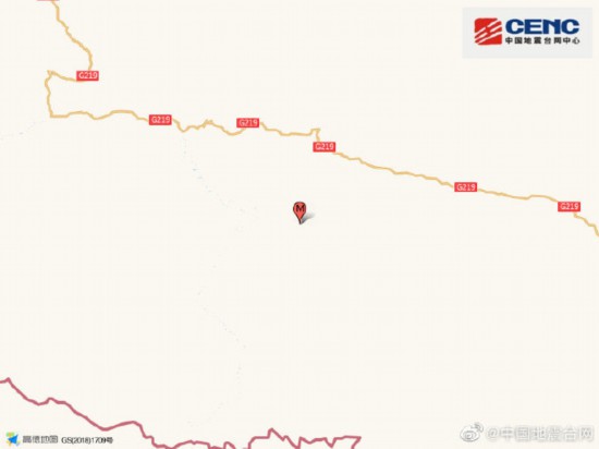 图片来源：国家地震台网官方微博