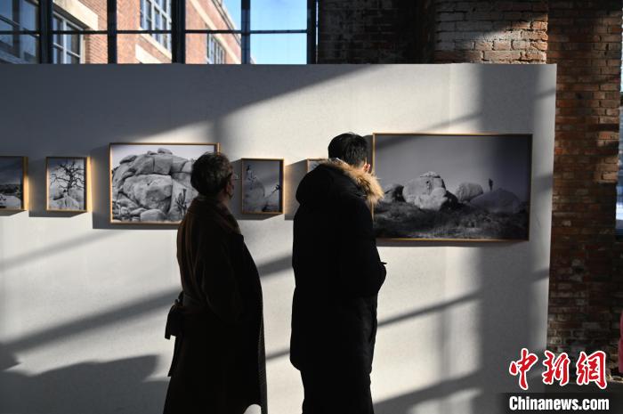 观众在国际展览单元中参观 于海洋 摄